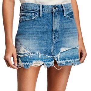 NWT Frame Le Mini Skirt Front Split Release Alameda Size 28